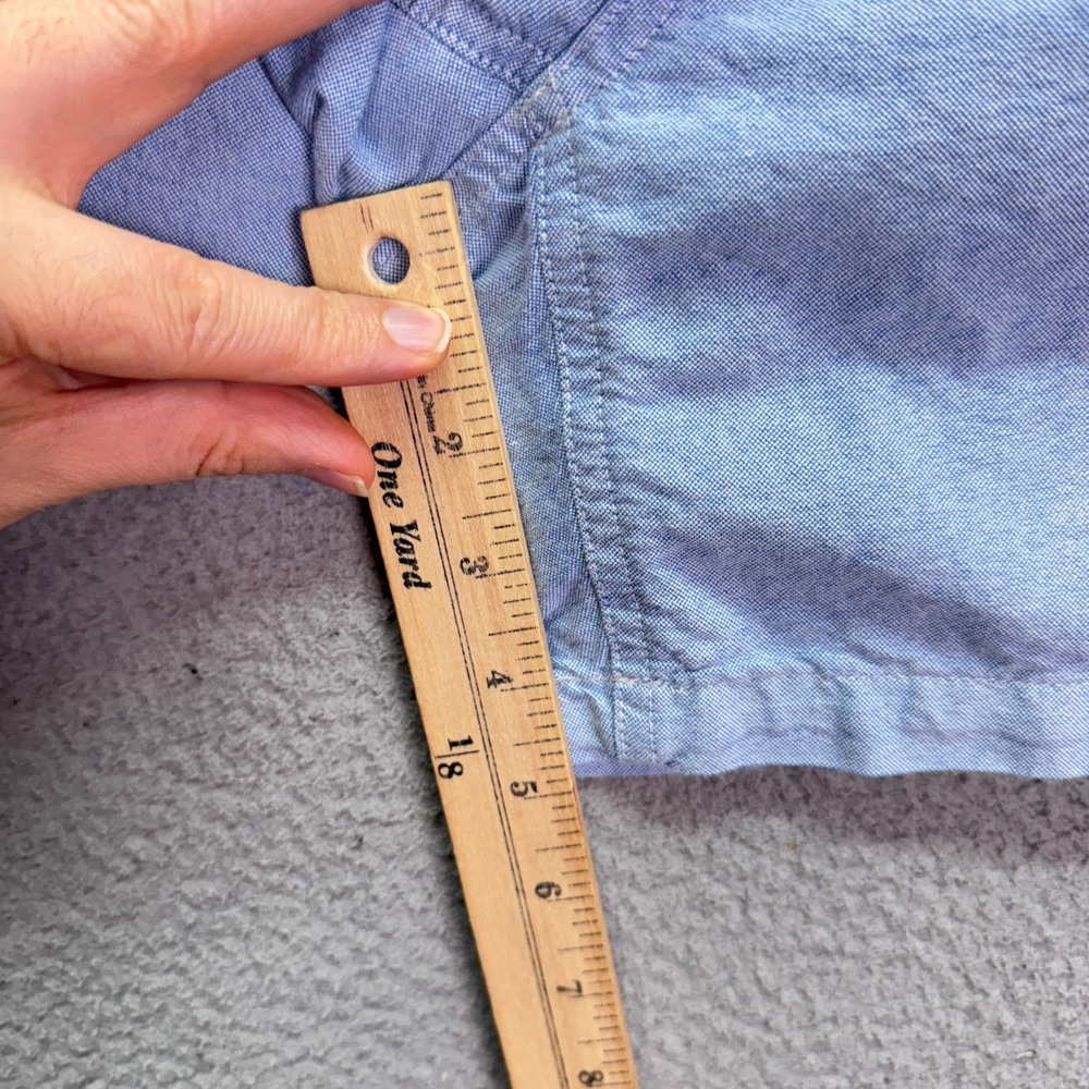 Polo Ralph Lauren Shorts Mens XL Blue Oxford Flamingo Embroidered 5" Preppy - Picture 9 of 11